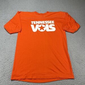 Vintage Tennessee Volunteers Shirt Mens XL Orange NCAA‎ Football Diamond 80s